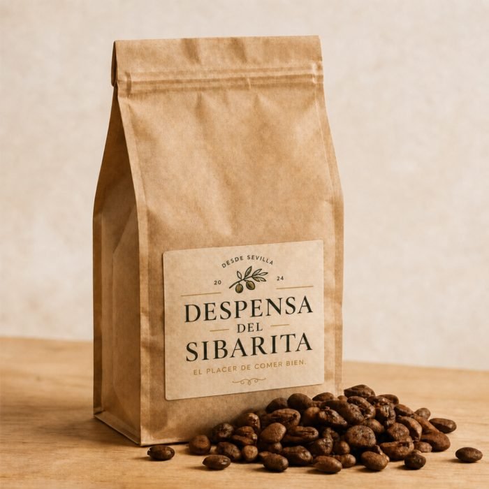 Paquete de café de tueste natural